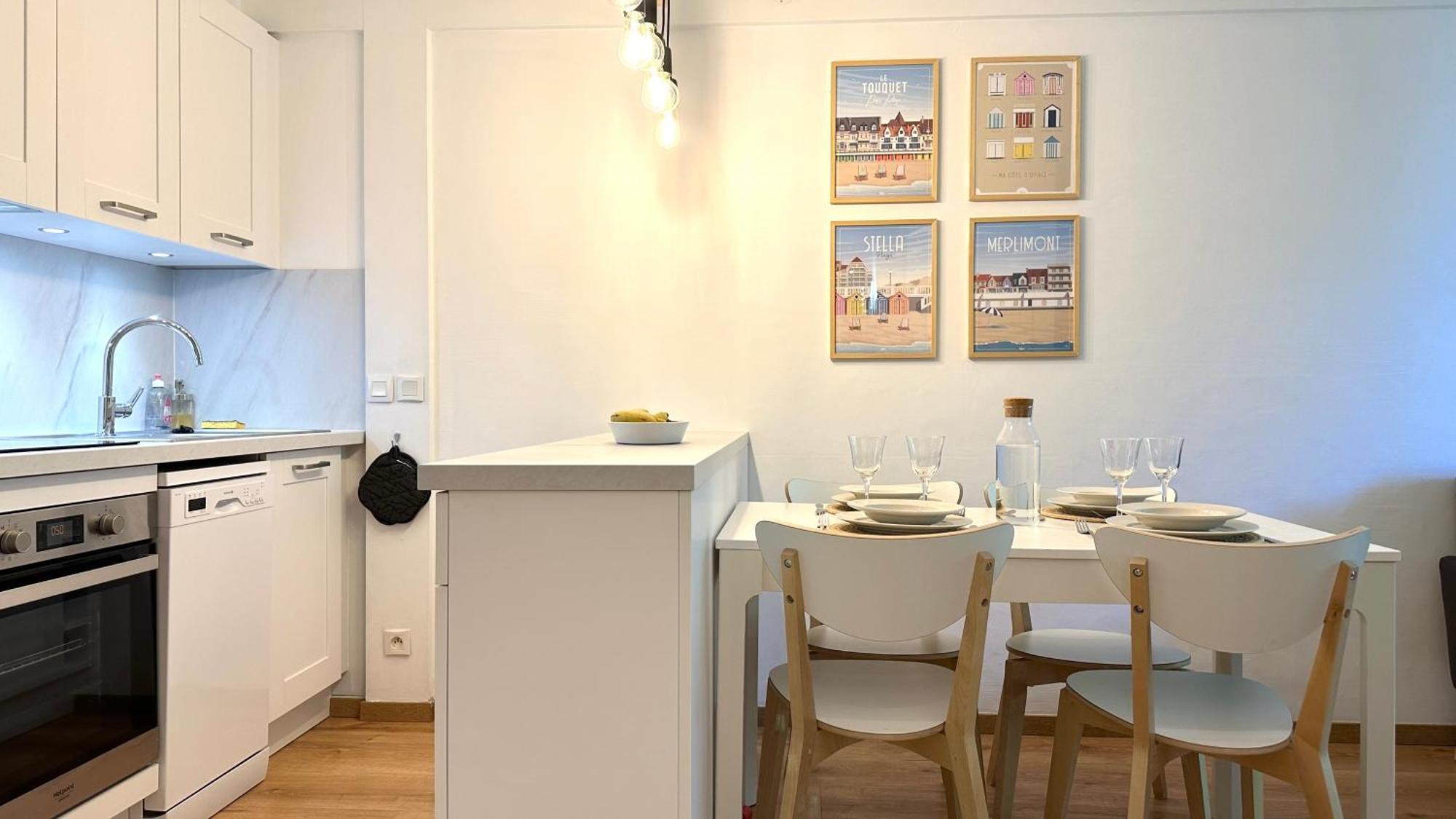 Апартаменти Appt 4 Pers-2 Chb-2 Sdb-Piscine-Linge Inclus-Literies Faites A L'Arrivee Inclus-Parking Le Touquet Екстер'єр фото