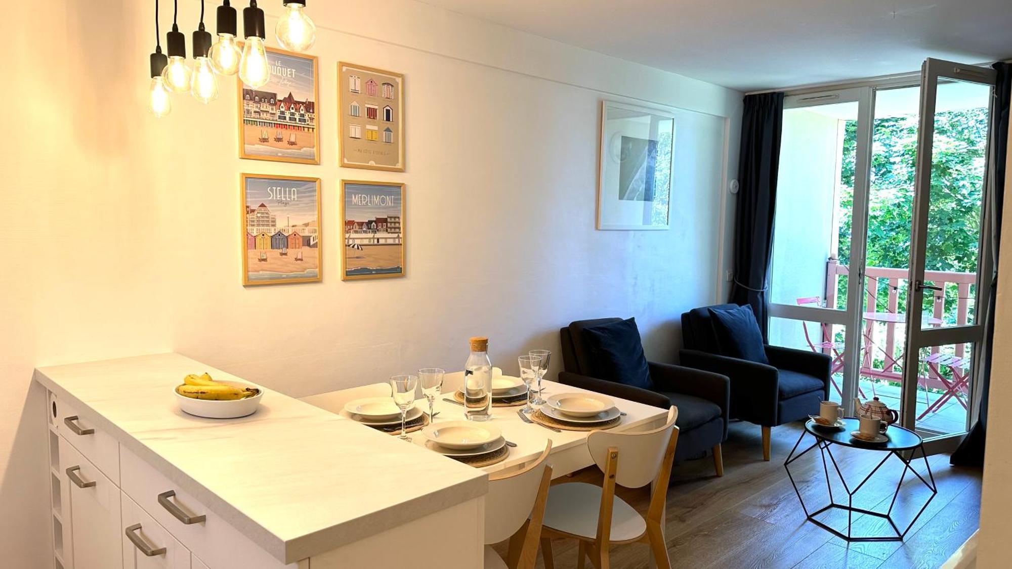 Апартаменти Appt 4 Pers-2 Chb-2 Sdb-Piscine-Linge Inclus-Literies Faites A L'Arrivee Inclus-Parking Le Touquet Екстер'єр фото